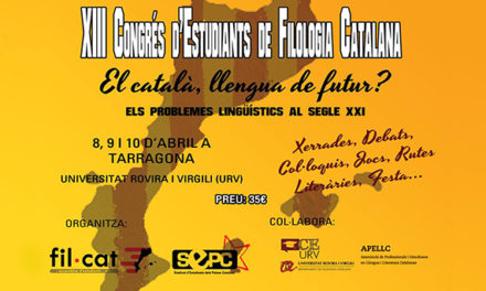 XIII Congrés d’Estudiants de Filologia Catalana