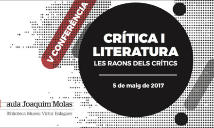 Crítica i literatura. Les raons dels crítics