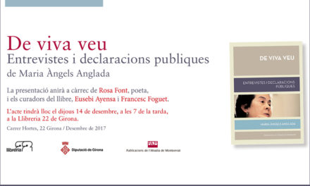 Presentació del llibre <em>De viva veu</em>, a la Llibreria 22 de Girona