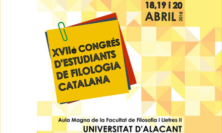 XVIIè Congrés d’Estudiants de Filologia Catalana