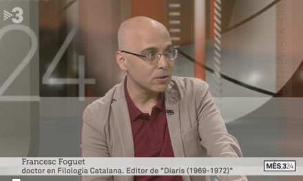 MÉS324: Els diaris de Ricard Salvat, amb Eulàlia Salvat, Carme Sansa, Jordi Coca, Francesc Foguet i Manuel Cuyàs