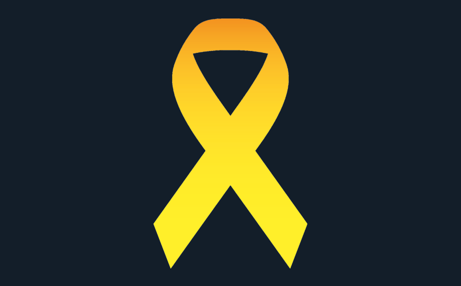 Llaç groc en solidaritat amb els presos polítics i amb els exiliats