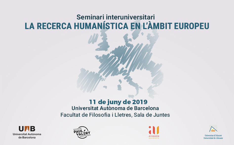 Seminari interuniversitari: “La recerca humanística en l’àmbit europeu”