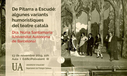 Conferència de Núria Santamaria a la Universitat d’Alacant