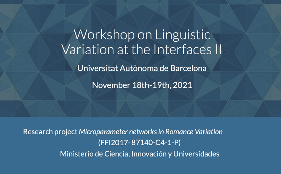 Workshop on Linguistic Variation at the Interfaces II