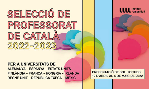 Selecció de professorat de català 2022-2023