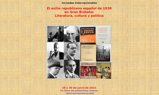 Jornades Internacionals «El exilio republicano español de 1939 en Gran Bretaña»