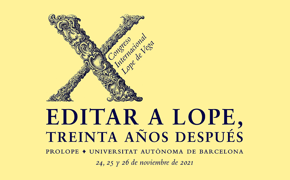 Congreso Internacional: «Editar a Lope, treinta años después»